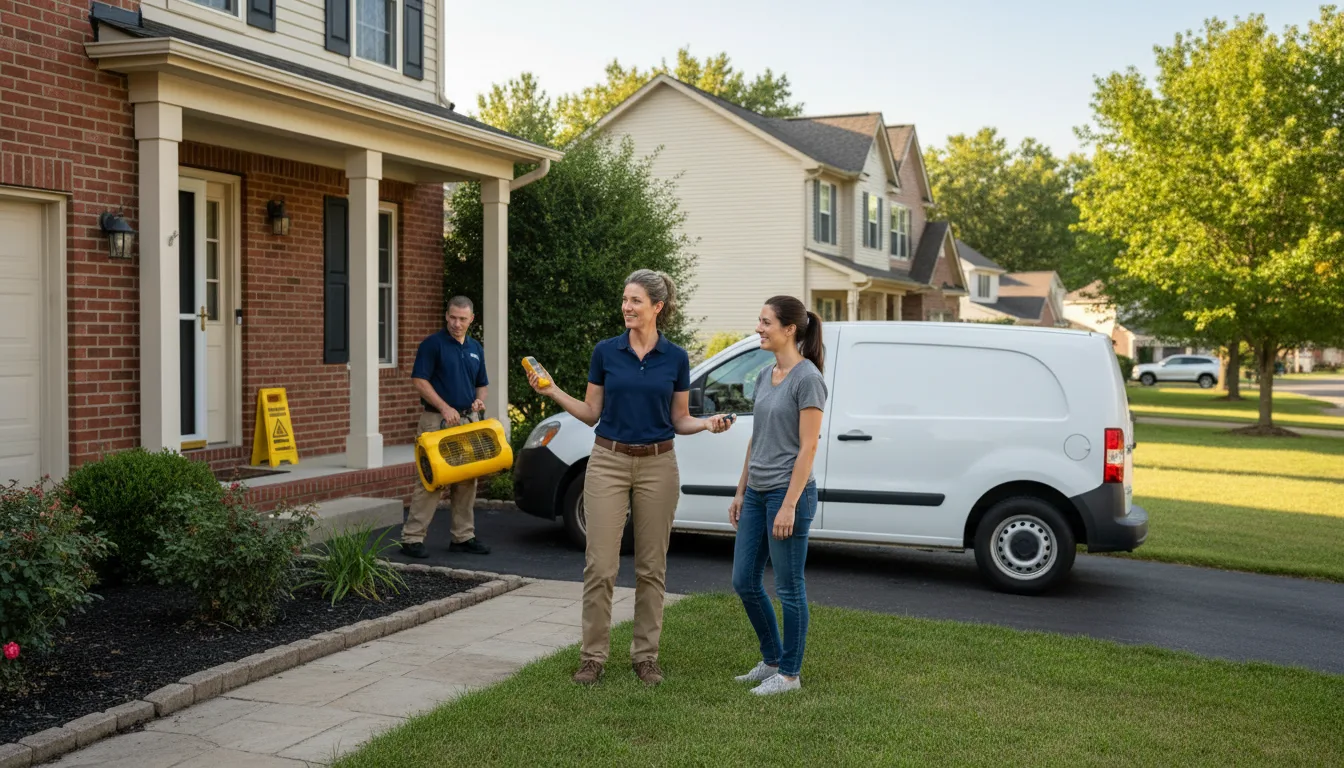 Water restoration image for Home Water Damage Repair in Cedarpines Park, CA